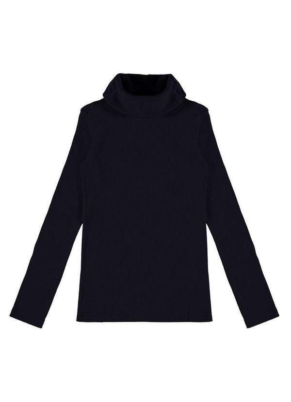 Vista 2 Blusa Infantil Menina Malwee 1000110964 00004-Preto Malwee