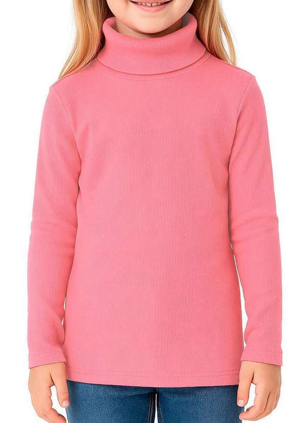 Vista 2 Blusa Infantil Menina Malwee 1000110964 01685-Rosa Malwee