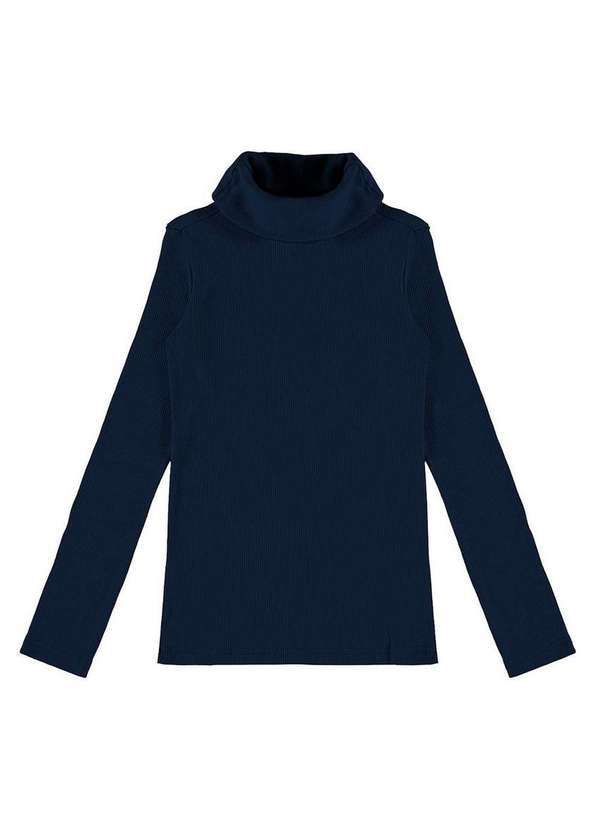 Vista 2 Blusa Infantil Menina Malwee 1000110964 02023-Azul-Marinho Malwee