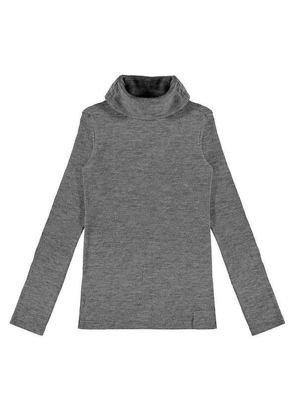 Vista 2 Blusa Infantil Menina Malwee 1000110964 60000-Grafite Malwee