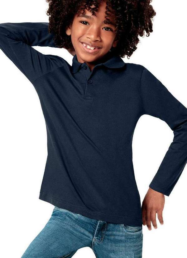 Camisa Polo Infantil Menino MalweeAzul 1000053469