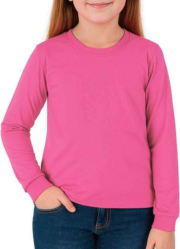Camiseta Infantil Menina MalweeRosa 1000084319