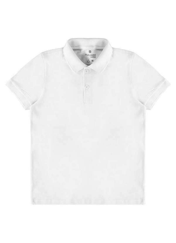 Camiseta Polo Infantil Menino MalweeBranco 1000111119