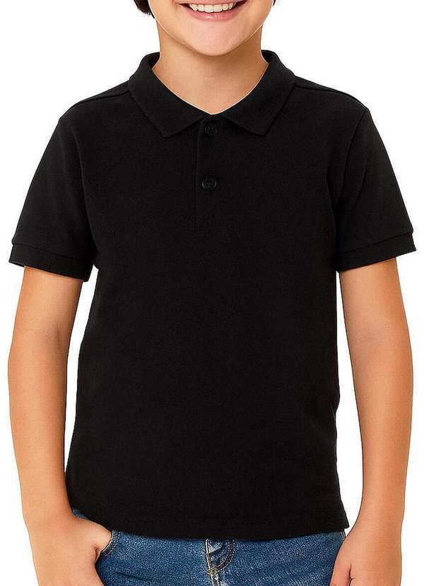 Camiseta Polo Infantil Menino MalweePreto 1000111119