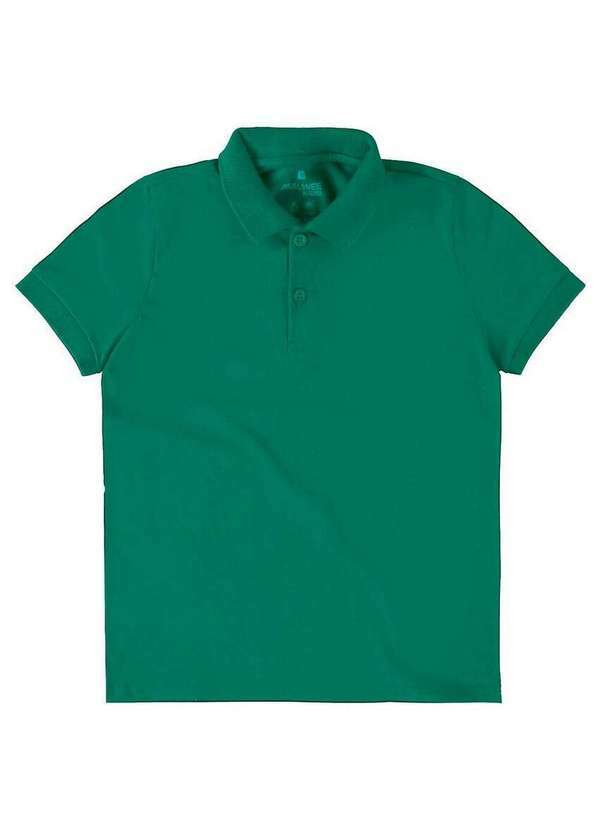 Camiseta Polo Infantil Menino Malwee Verde