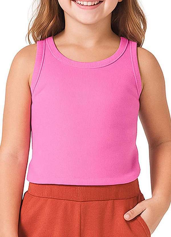 Vista 2 Blusa Infantil Menina Malwee 1000123969 01127-Rosa Malwee
