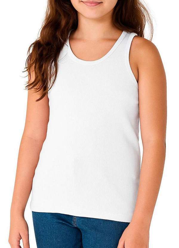 Camiseta Regata Infantil Menina Malwee 1000101810