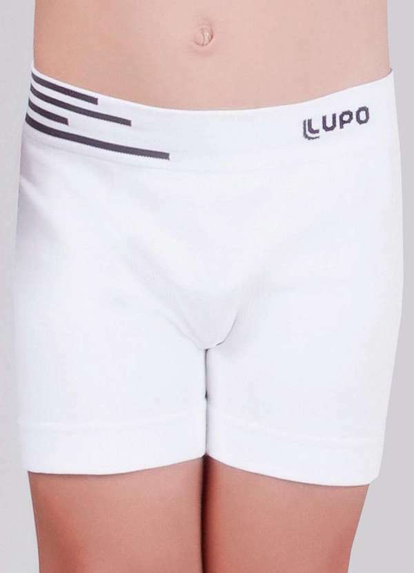 Cueca Infantil Boxer Lupinho 132-002 1120-Branco