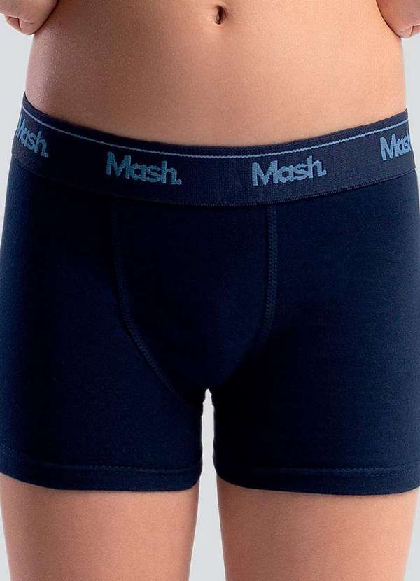Vista 2 Cueca Infantil Boxer Mash 190.03 Az08-Marinho MASH