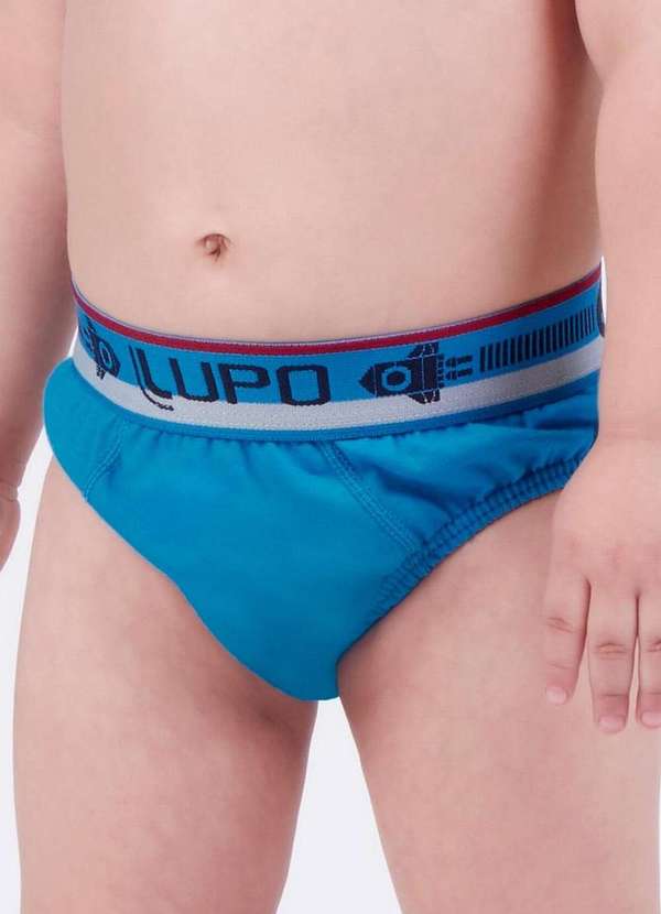Cueca Infantil Slip Lupinho 361-001 2330-Azul