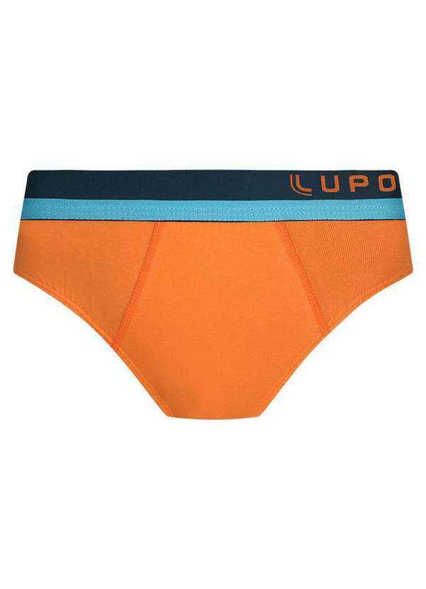 Vista 2 Cueca Infantil Slip Lupinho 361-002 3712-Ponkan Lupo Lupo