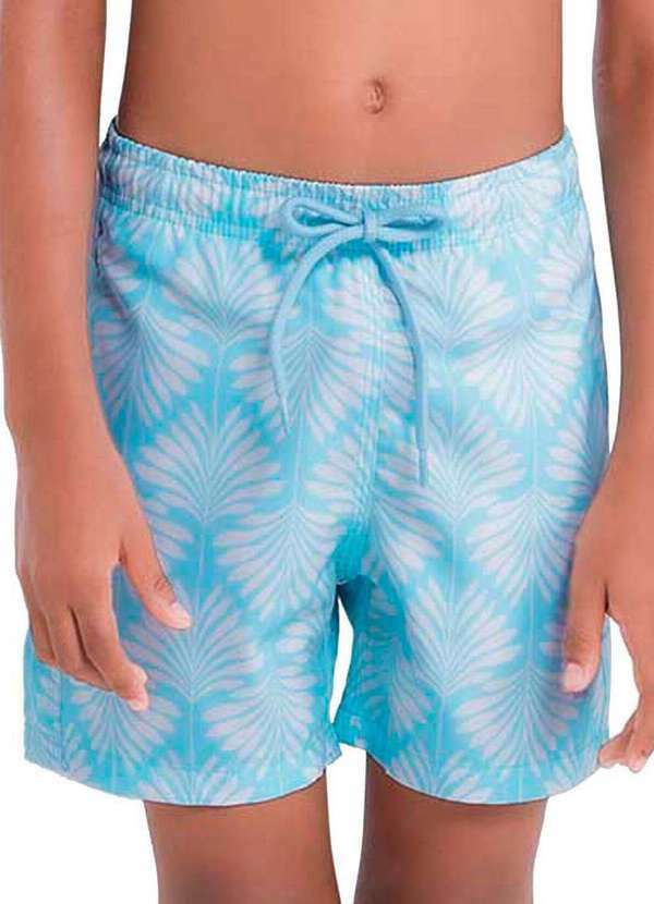 Vista 2 Shorts Praia Infantil Mash 619.73 Az00-Azul MASH