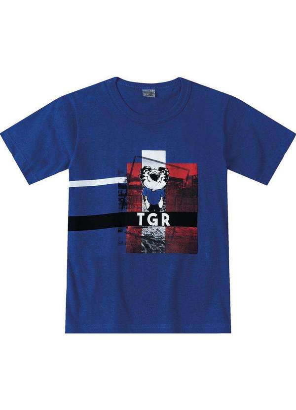 Camiseta Tigor T. Tigre Infantil - 10209165i Azul