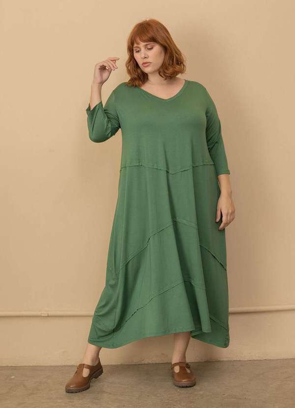 Vestido Lídia Plus Size Verde