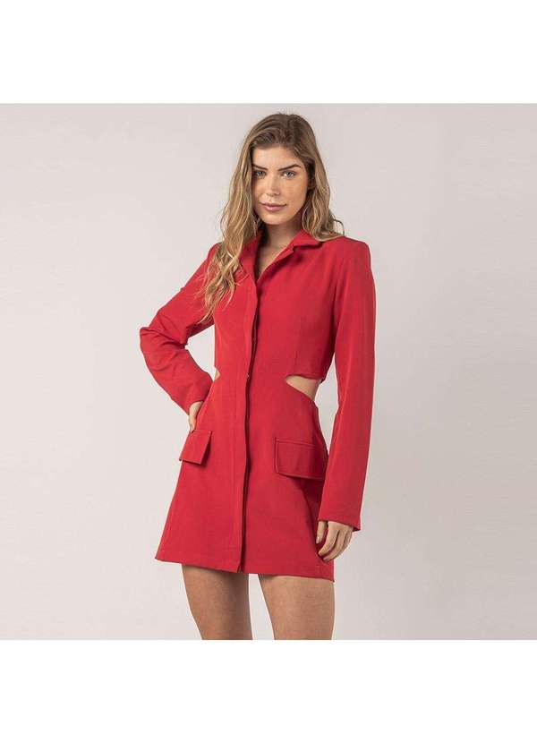 Vestido Elora Blazer Feminino Vermelho