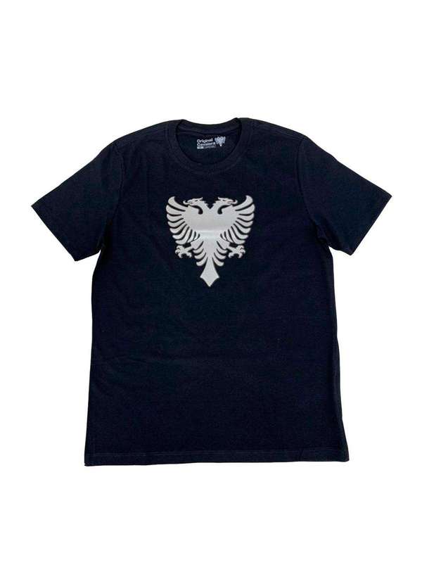 T-Shirt Cavalera Indie Águia Metal Preto