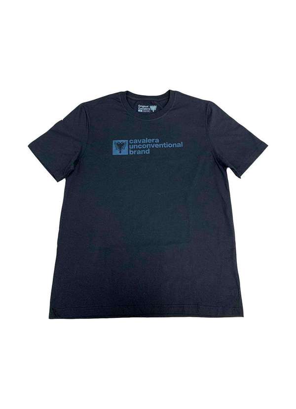 T-Shirt Cavalera Logo Institucional Preto