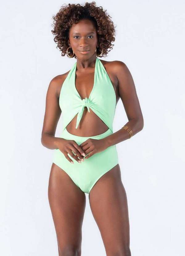 Body Maio Frente Unica Verde