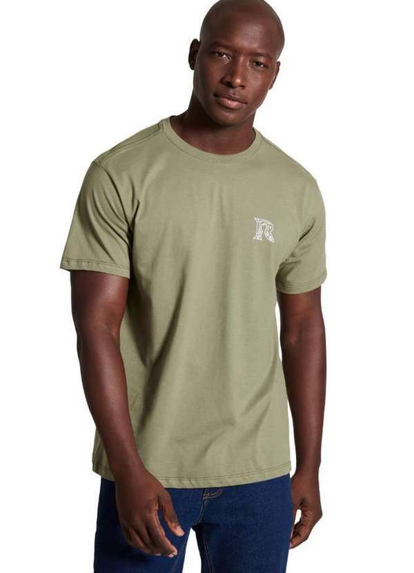 Camiseta Estampada R Peito Bandana Reserva Verde E