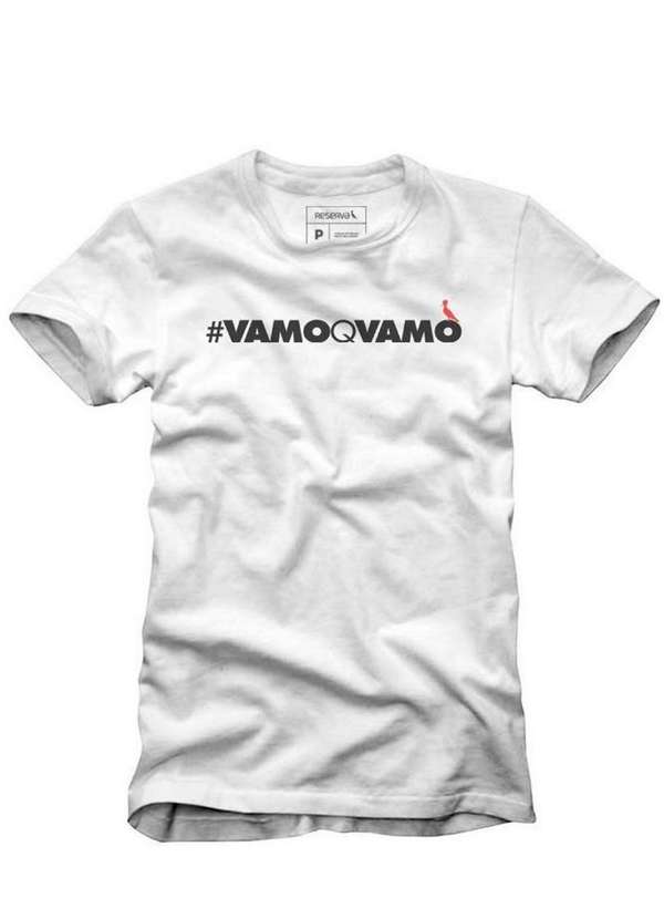Camiseta Sb Vamoqvamo Casual Conforto Reserva Bran