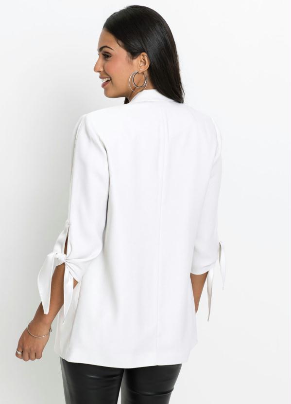 

Blazer Oversized com Amarração Branco