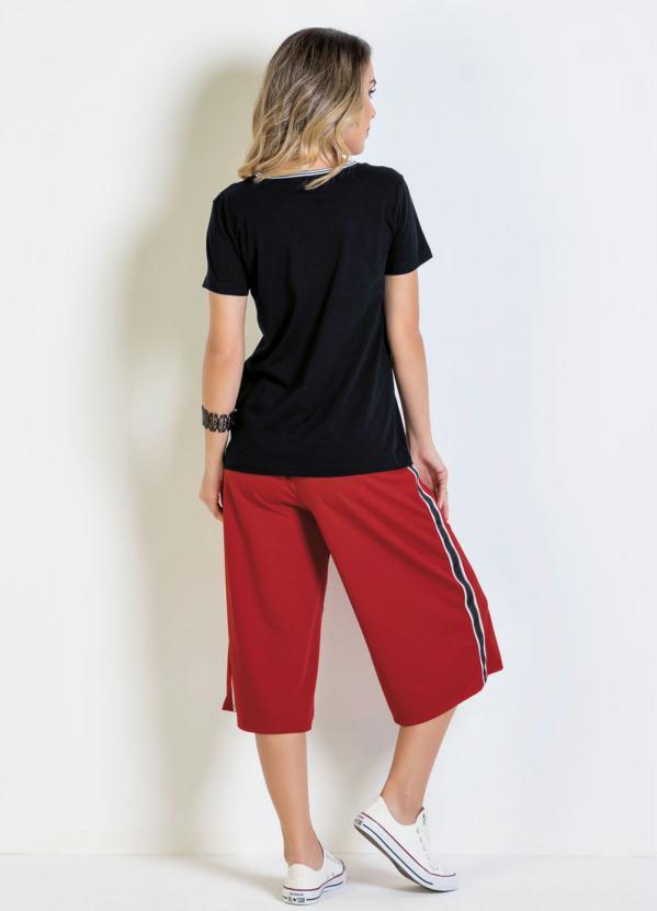 

Blusa Cartas Preta, Preto