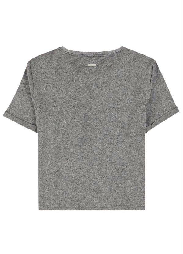 

Blusa Cinza Escuro Ampla Expresso Yourself