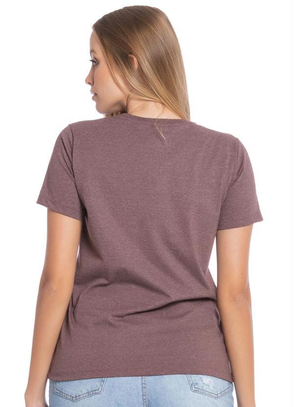 

Blusa Feminina com Aves Bordô, Vermelho