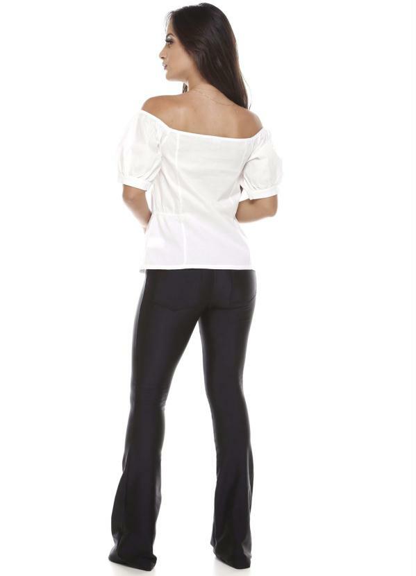 

Blusa Ombro a Ombro Off White, Bege