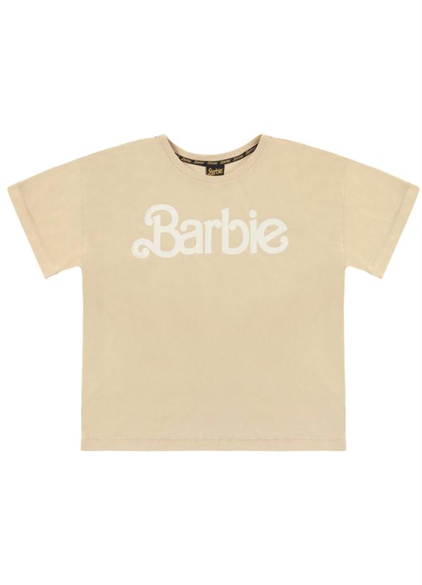 T-Shirt Barbie Lavada Areia