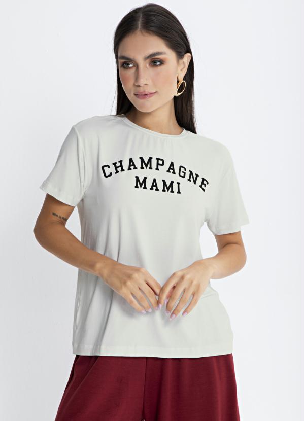T-Shirt Champagne Mami Off White