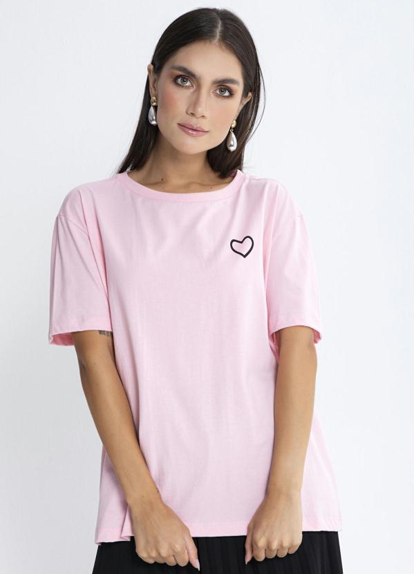 T-Shirt Love Yourself Rosa