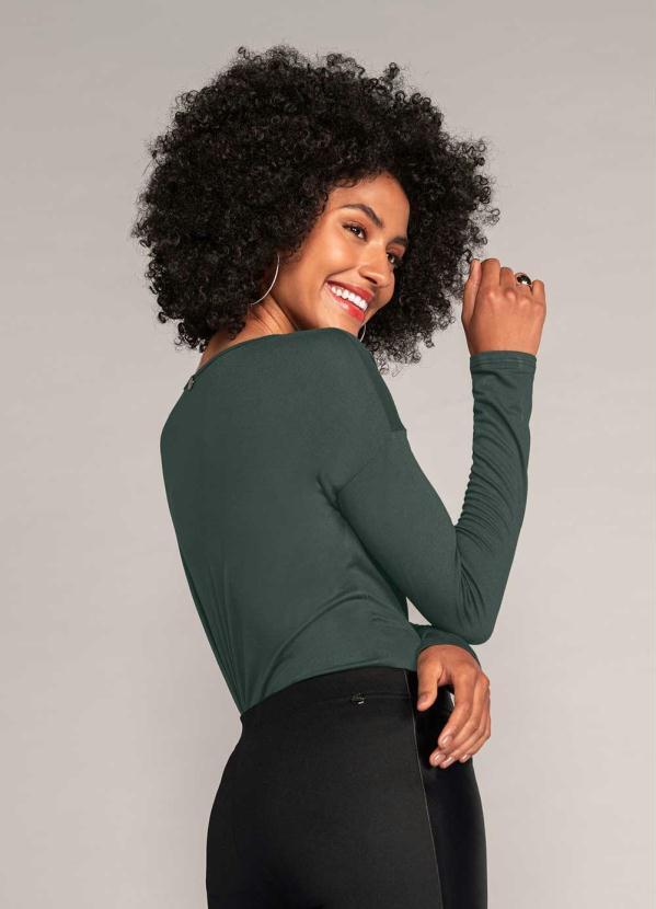 

Blusa Manga Longa Verde