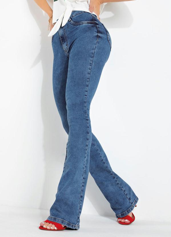 Calça Jeans Boot Cut Sawary Básica