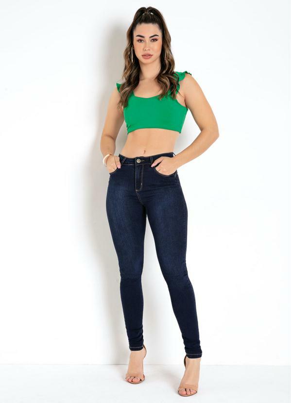 

Calça Jeans Compressora Skinny Básica Sawary, Azul
