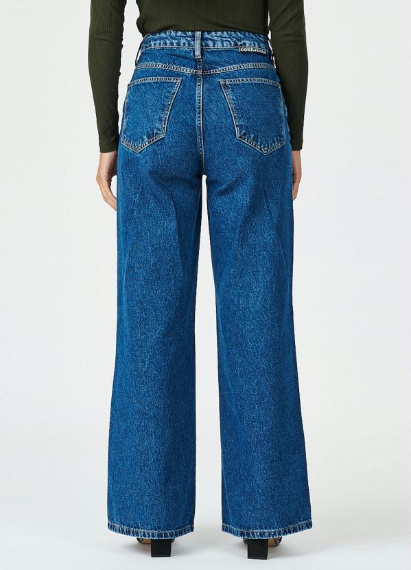 Calça Jeans Pantalona London Azul