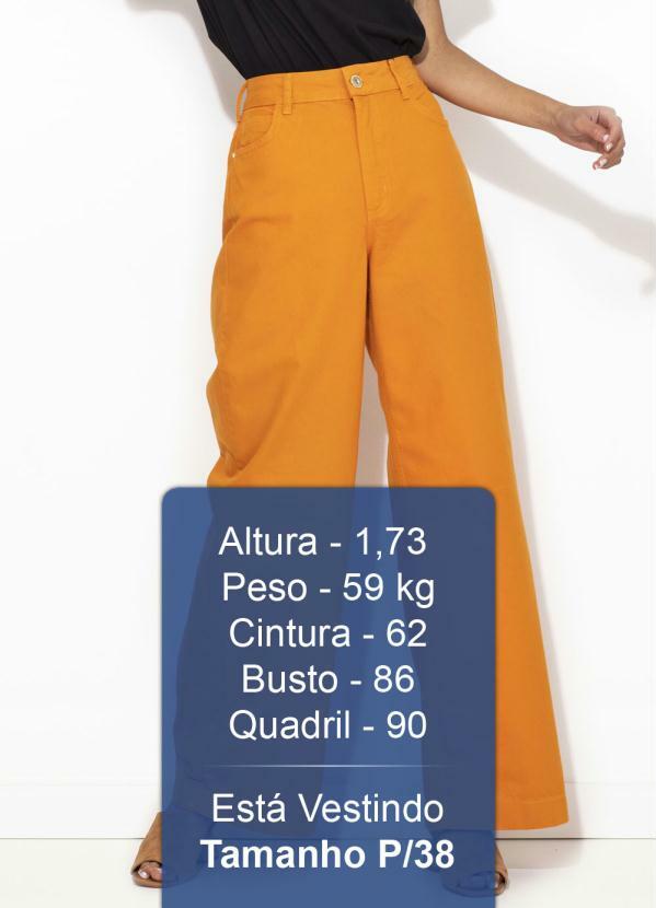 

Calça Sarja Pantalona Laranja