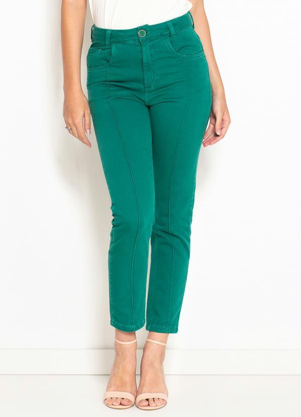 Vista 2 Calça de Sarja Vinco Color Verde Maria Filó Maria Filó