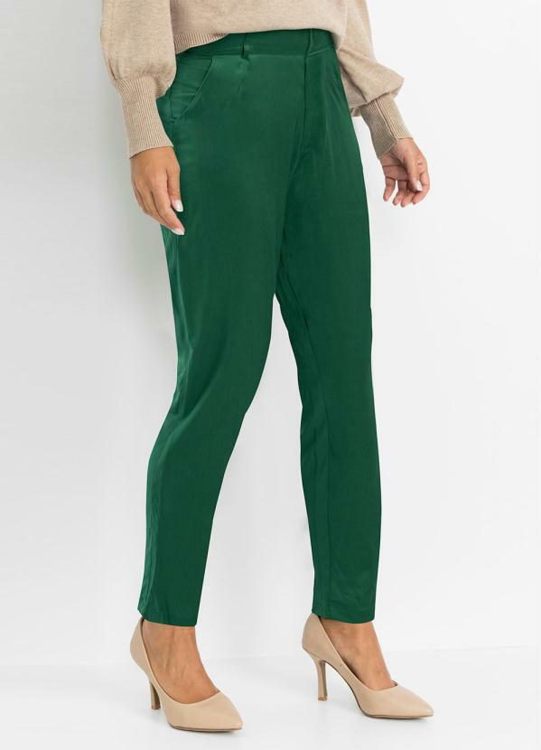 Calça Cigarrete Verde