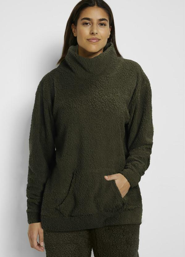 Vista 2 Casaco Teddy Verde bonprix bonprix