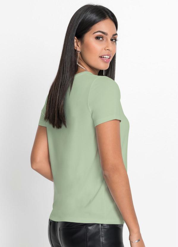 

Blusa com Estampa Localizada Frontal Verde Candy