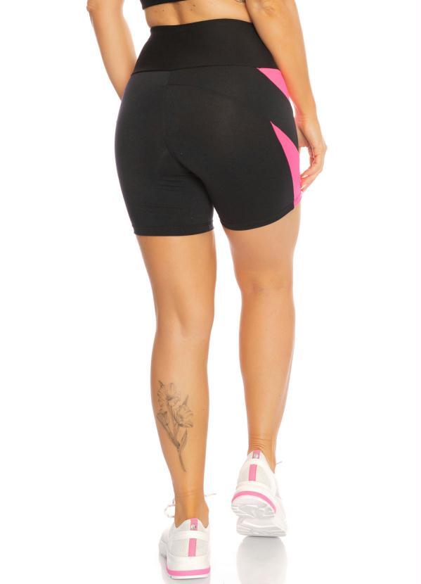 

Shorts Ergonomico com Recortes Preto