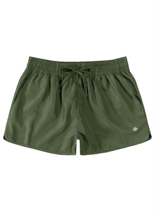 

Shorts Verde Running com Refletivo