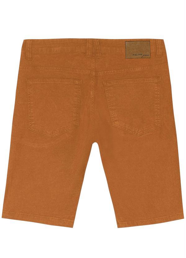 

Bermuda Caramelo Slim em Sarja, Marrom