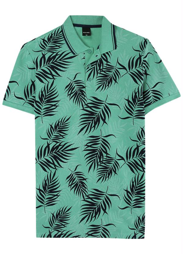 Camisa Verde Polo Tradicional Tropical