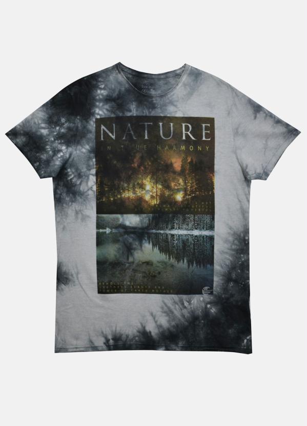 Camiseta Brand Nature Cinza