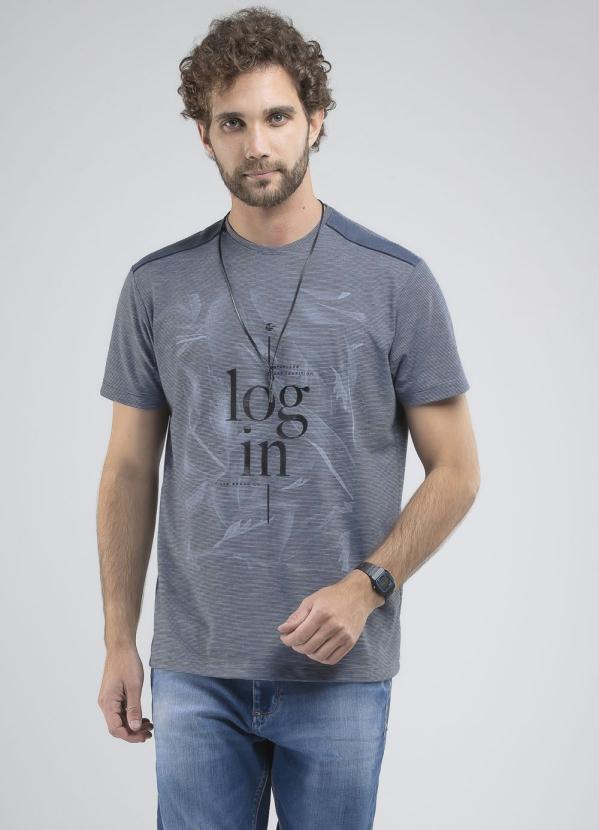 Camiseta Login Marinho