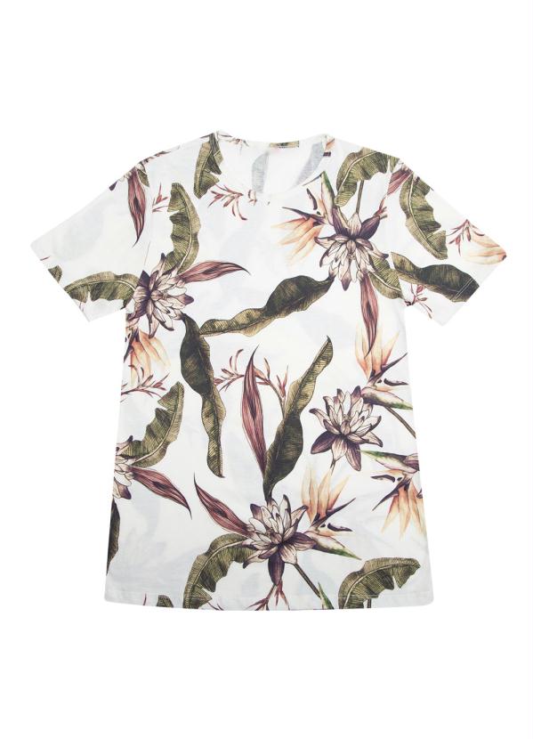 Rovitex - Camiseta masculina estampada floral
