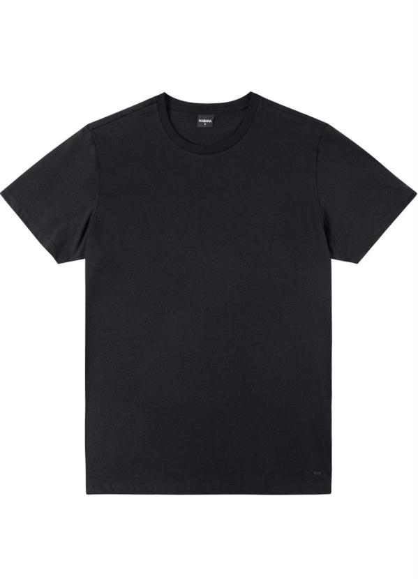 Camiseta Masculino de Mangas Curtas Preto