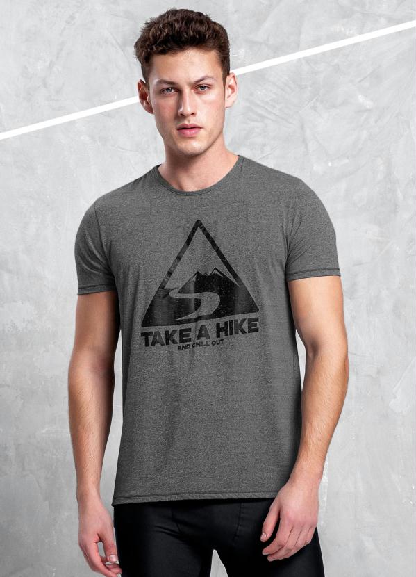 Camiseta Mescla Escuro Take a Hike
